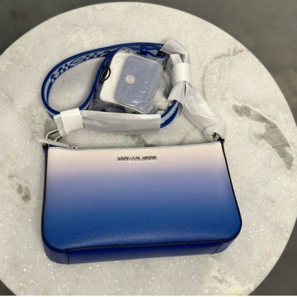 Michael Kors MK Jet Set Travel Tech Attached Crossbody With Adjustable Strap - Picture 1 of 5